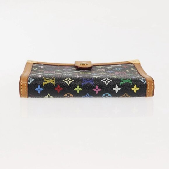 LOUIS VUITTON Multicolor Agenda PM Day Planner Cover Black R20895 LV Auth BA6675 - Picture 7 of 16